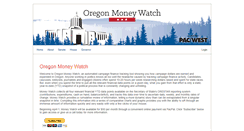 Desktop Screenshot of ormoneywatch.com