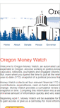 Mobile Screenshot of ormoneywatch.com